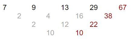 The next number in the series 7, 9, 13, 29, is:-example-1