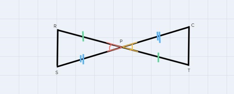 given p is the midpoint of RT and SC what congruence theorem justifies the congruence-example-1