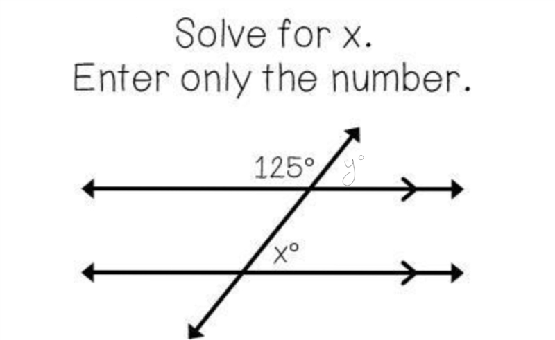 In this question, you must solve for x.-example-1