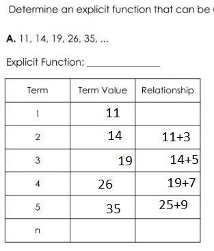 Answer A this first graphwhat is the relationship please fill in the graph and what-example-1