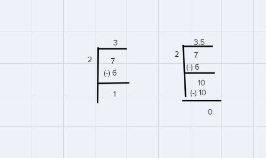 How many half’s are in 7-example-1