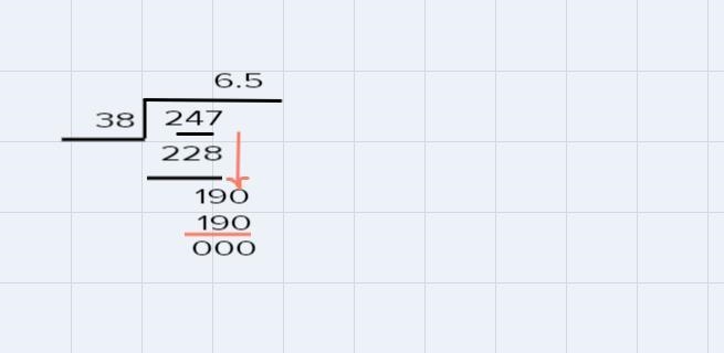 What is the quotient?24.7÷3.8-example-1