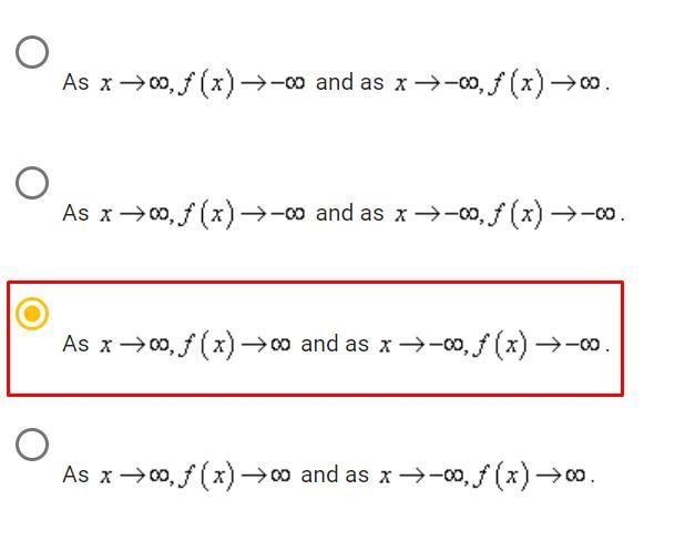 Determine the end behavior of the given polynomial function: f(x)=-x^2(1-2x)(x+2)-example-1