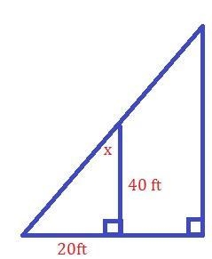 1 1 point 20 ft. Solve for x. Round to the nearest tenth of a degree.-example-1