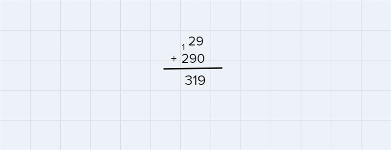 What’s 29+ 290 equal too-example-1