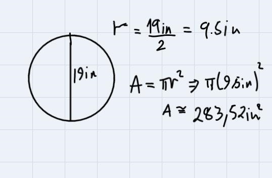 3ndI₁bortsFoolsWhich circles shown have an area between 200 and 250 square inches-example-4