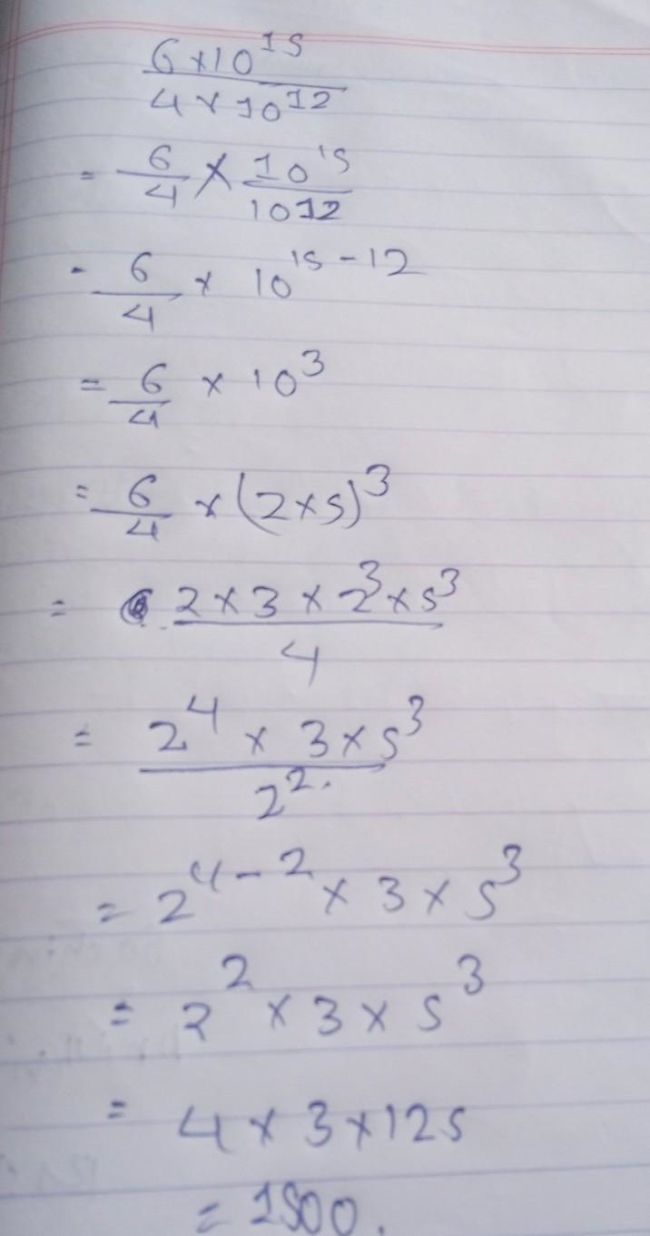 What is the value of 6×10 to the 15th power divided by 4×10 to the 12th power-example-1