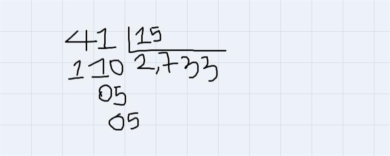 3. Divide 41 by 15. Give your answer to 3 decimal places-example-1