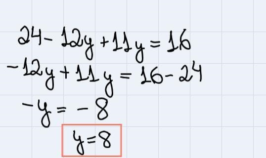 Solve the system of equations by any method. 6x+11y =16x+2y =4-example-2