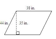 Find the area. The figures are not drawn to scale. (image attached)A. 73 inB. 146 inC-example-1