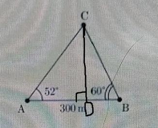 A triangular farm is shown in the diagram below. The edges A and B are located on-example-2