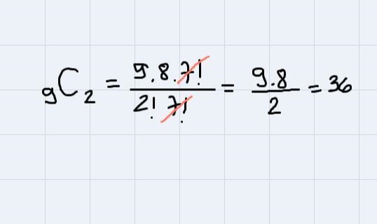 The expression ,C, is equivalent to9!1) ,P22) „P, 3) ,C, 4)기-example-2