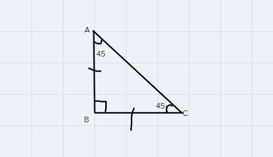 Are all right isosceles triangles similar? Explain and if they are,include which similarity-example-1