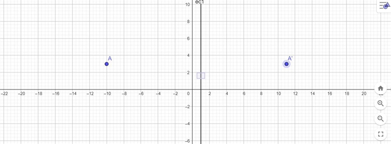 Can you graph this on graphing paper T<-10,3> (A' B' C') and reflection across-example-1