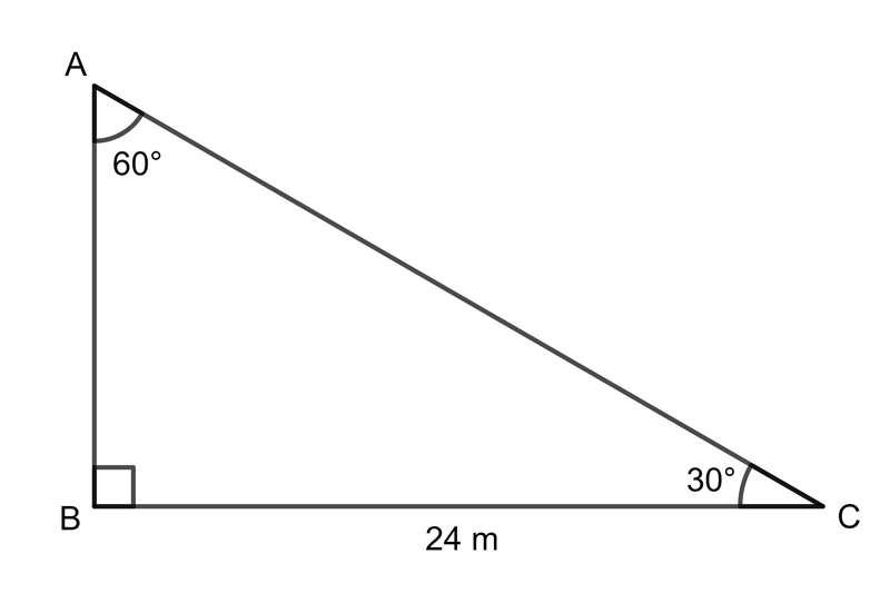 What is the exact area of triangle ABC? show all work The triangle has a 30-degree-example-1