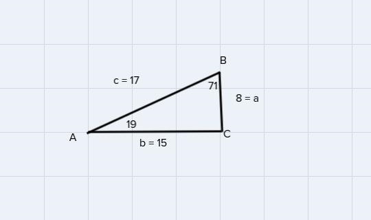 Consider the given right triangle. The side with length ___ units corresponds to the-example-1