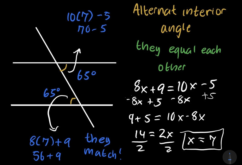 Solve for the value of x-example-1