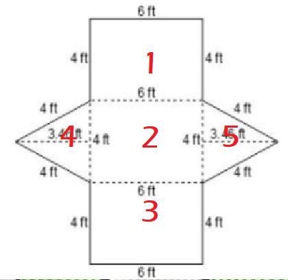 Please help I need this fast A tent in the shape of a regular prism is made using-example-1