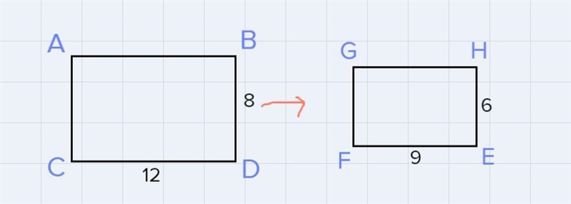 list all pairs of congruent angles and write the ratios of the corresponding lengths-example-1