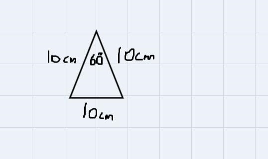 Find the area of a regular hexagonwith a side length of 10 cm. Round tothe nearest-example-1