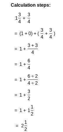 X-1 3/4= 3/4 I do not understand it pls help I need the working to​-example-2