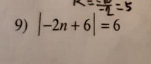 ET 170 ivel -47 1) 0> Erol Name Kuta Software - Infinite Algebra 2 Solving Absolute-example-1