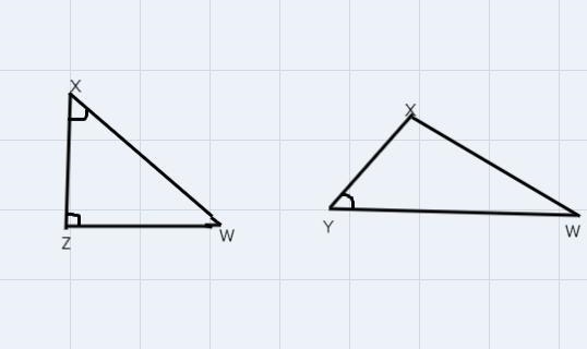 Which would not be sufficient to prove triangle WXZ - triangle WYX.-example-1