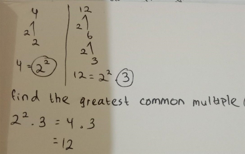 4 Ellie goes to tutoring every 4 days for math and every 12 days for Science. If Ellie-example-1