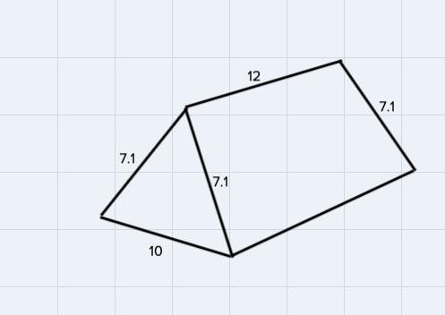 You want to wrap a gift shaped like the regular triangular prism shown. How many square-example-2