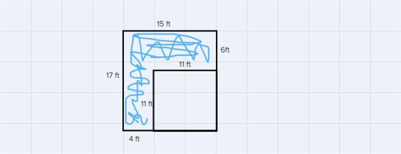 Jacob was asked to build a fence around the glass area of his neighbors lawn. How-example-1