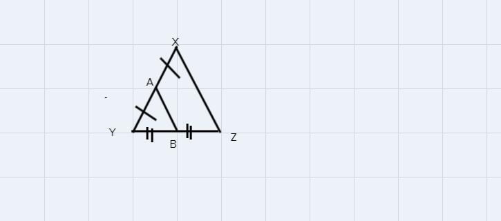 Determine the endpoints of the midsegment connecting side YX and side YZ.Question-example-1