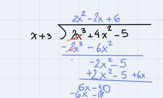 pleade i need help, and my question is long division polynomial so please it need-example-1