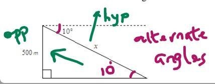 Find the value of x. Round the length to the nearest tenth. The diagram is not drawn-example-1