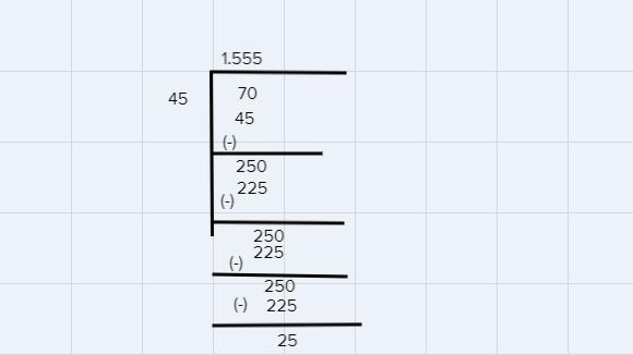 Convert the fraction to a decimal. Round the quotient to hundredths when necessary-example-1