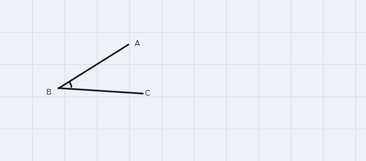 Angle ABC is drawn on a piece of tracing paper. What stepshould you perform to bisect-example-1