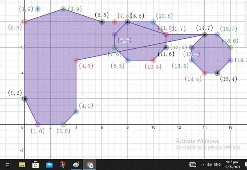 Plot each of the following points on the coordinate plane. Then connect the points-example-1