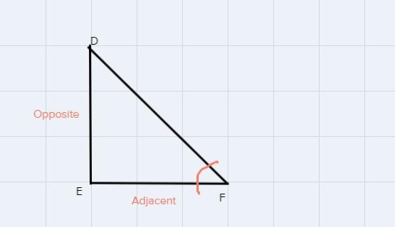 given that triangle DEF is a right triangle with acute angles D and F and right angle-example-1