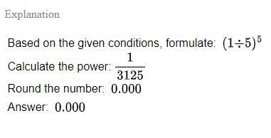 If a fair die is rolled 6 times, what is the probability, to the nearest thousandth-example-2