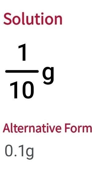 What is g÷10 pls explain it​-example-1