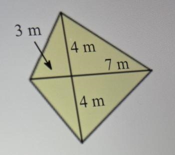 What’s the area of the kite?area= __ m squared simply your answer-example-1