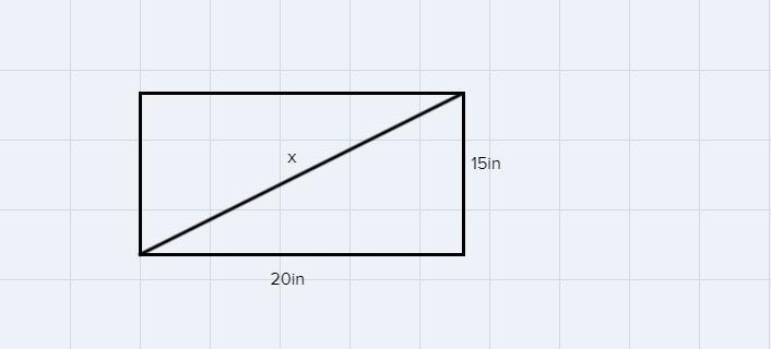 10. If the length of a rectangular television screen is 20 inches and itsheight is-example-1