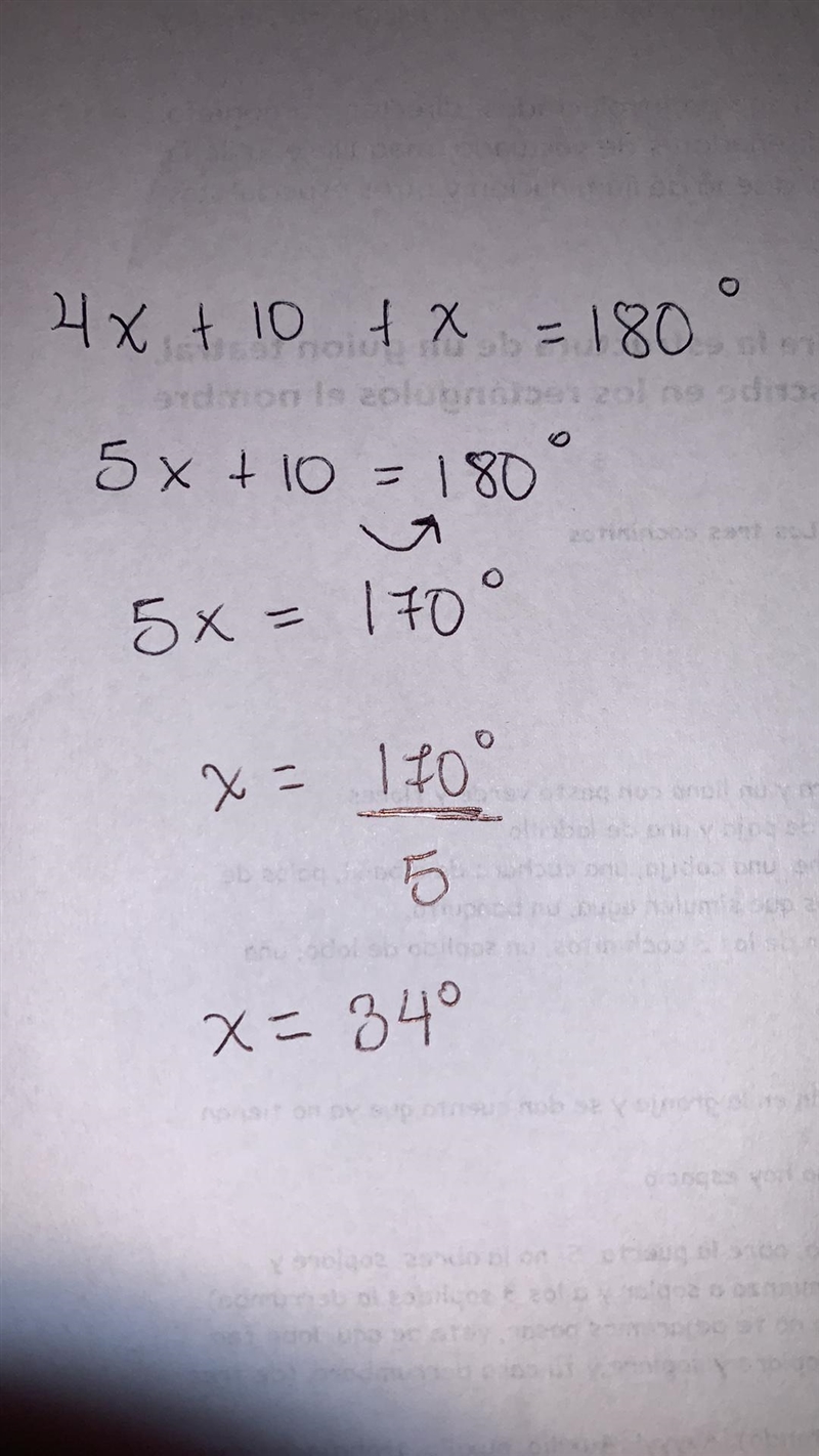 Tell whether the angles are complementary or supplementary. Then find the value of-example-1