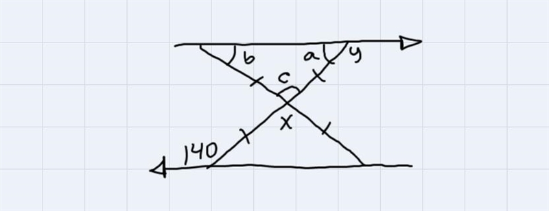 How do I solve for x and y when I have no information for these triangles?-example-1