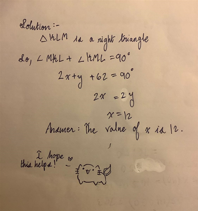 Rectangle JKLM is shown. What is the value of x?​-example-1