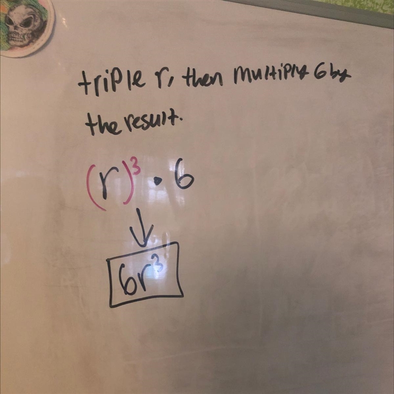 Triple r, then multiply 6 by the result-example-1