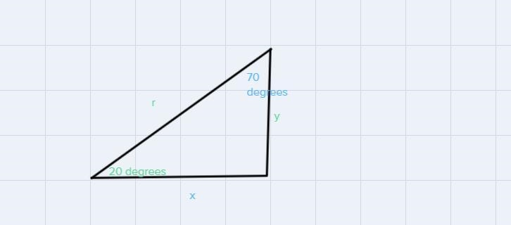 Which expression has the same value as sin(20∘)?A)cos(10∘)B)cos(20∘)C)cos(40∘)D)cos-example-1