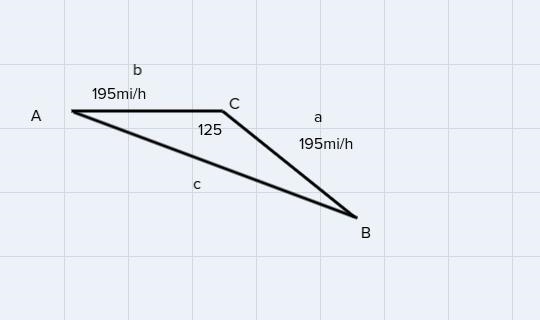 I have an advanced trig equation involving non-right triangles it is a word problem-example-1