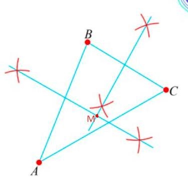 Pretend you are explaining how to circumscribe a circle about a triangle to your younger-example-3