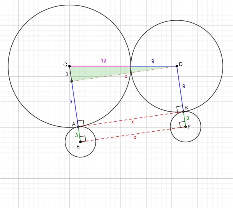 100 POINTS Give explanation also pls or reported AB is a common tangent of circles-example-1