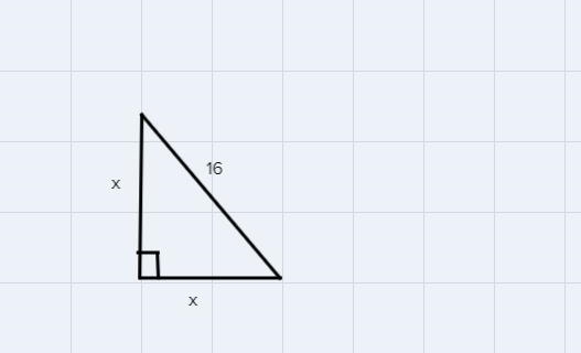 quilt squares are cut on the diagonal to form triangular quilt pieces. the hypotenuse-example-1